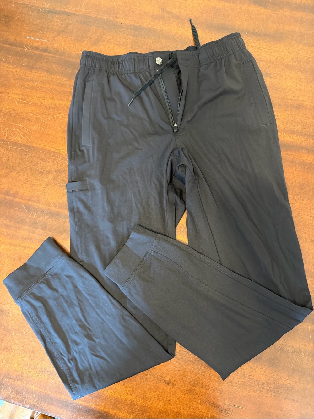 Duluth Trading Co Black Men's Jogger Pants with Drawstring